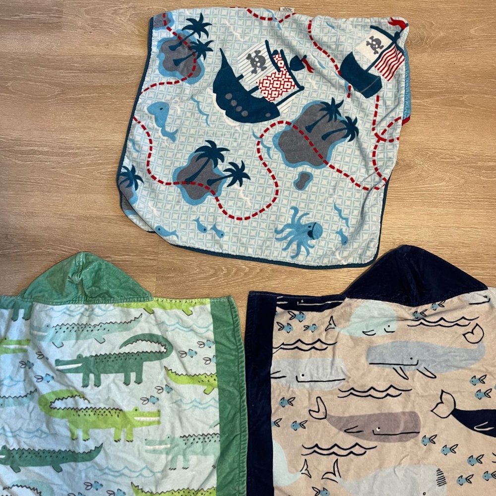Pottery Barn Hooded Towels